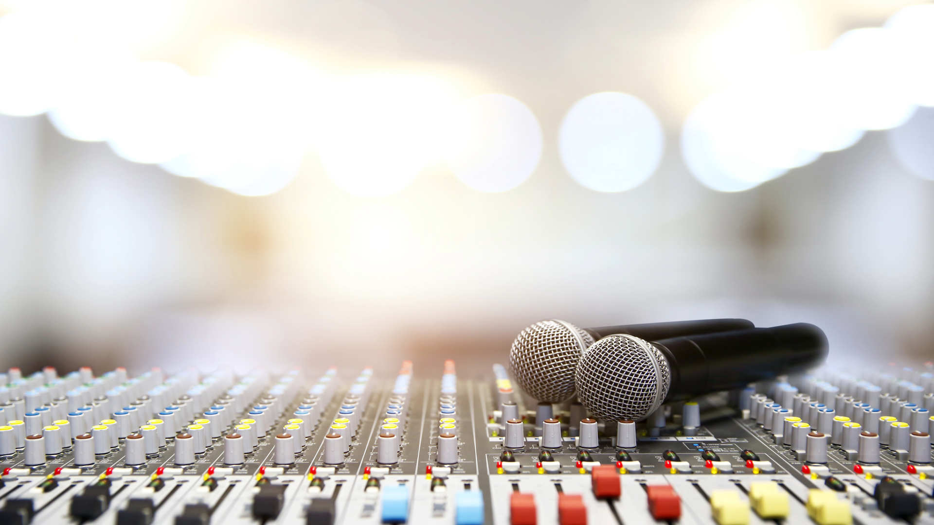 Premium audio equipment setup